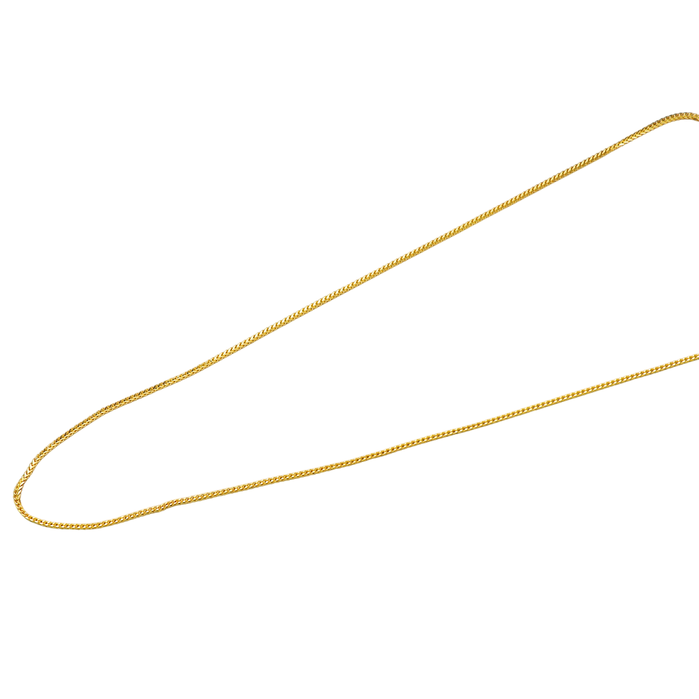 22 Karat Gold-Halskette mit 45,7 cm Aufdruck, für Cousine, Freundschaftsgeschenk, Schmuck 