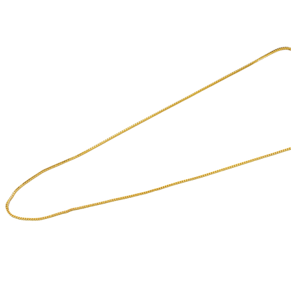 22 Karat Gold-Halskette mit 45,7 cm Aufdruck, für Cousine, Freundschaftsgeschenk, Schmuck 