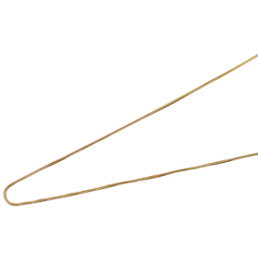 22 Karat Siegel, bestes Gold, 44,5 cm, Halskette für Enkelkind, Glücksbringer, Schmuck 