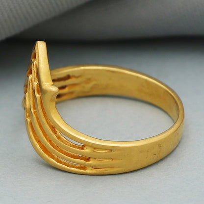 bis 916 stamp bright gold 6 ring for grand mother nurses day gift jewelry