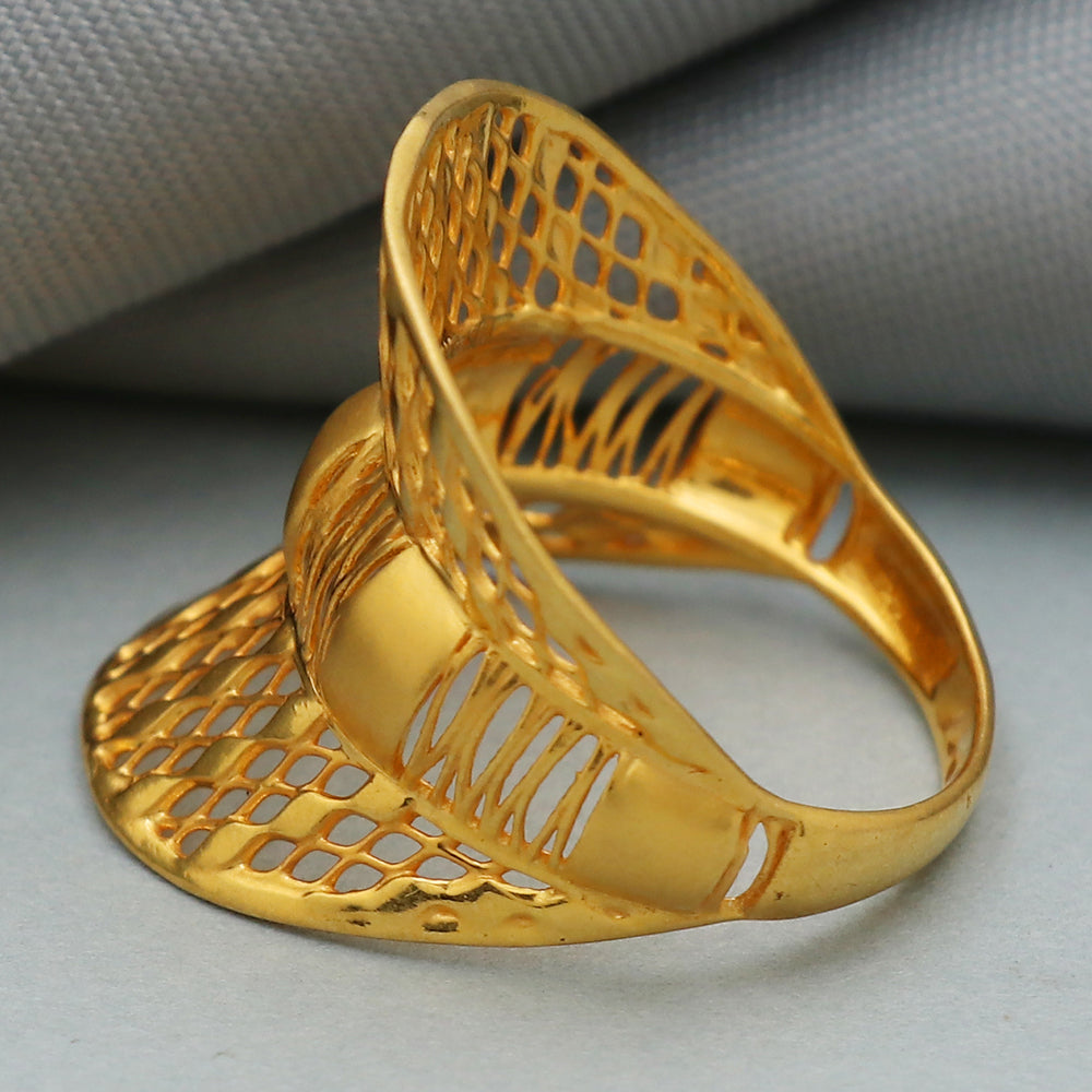 22 karat seal eye-catching gold 7.5 ring for great grand mother retirement gift jewelry