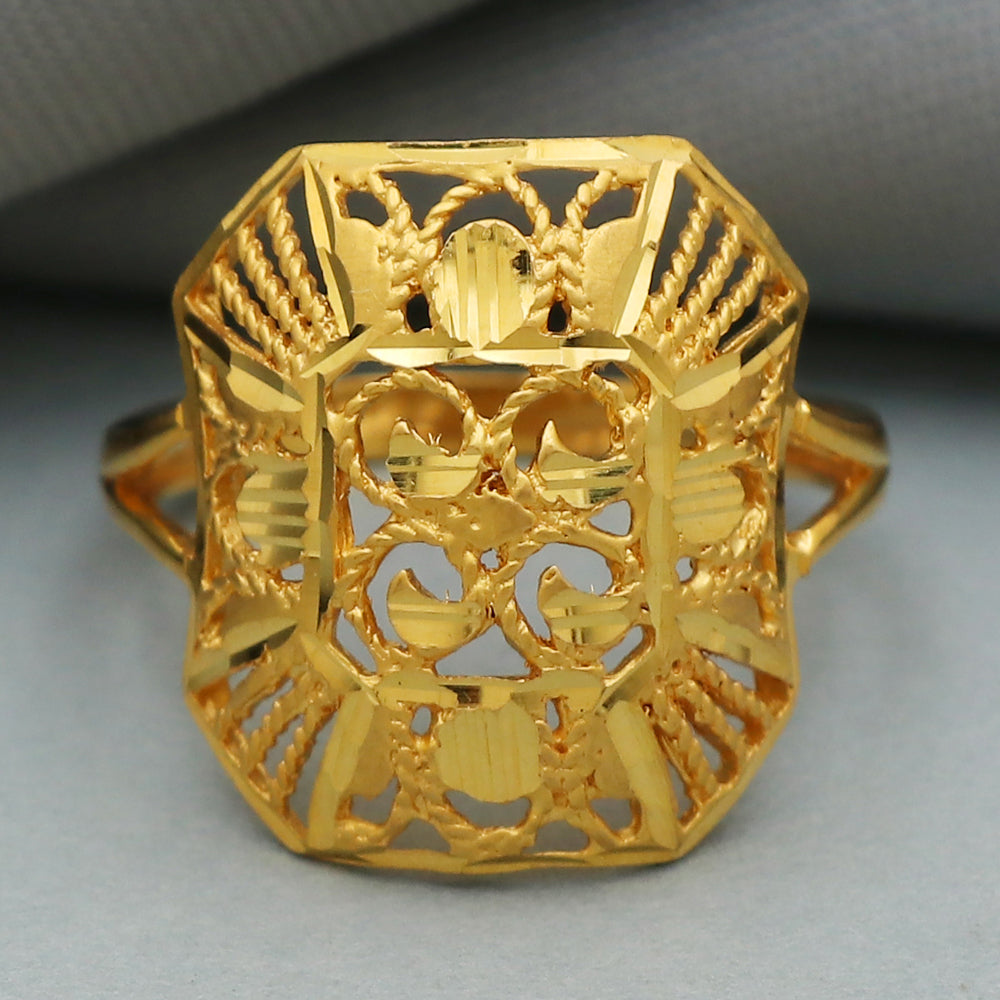 22cts print unique gold 6.75 ring for half sister sweetest day gift jewelry