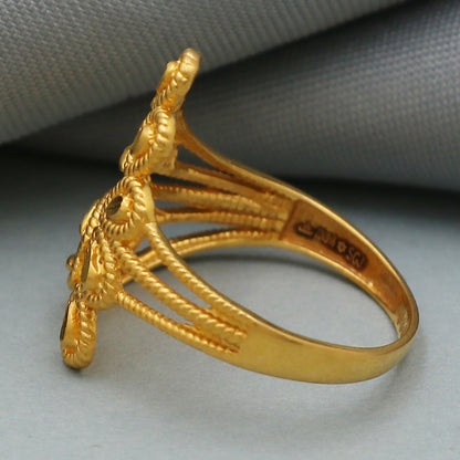 bis 916 seal real gold 7.5 ring for cousin wife valentine day gift jewelry