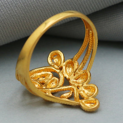 bis 916 seal real gold 7.5 ring for cousin wife valentine day gift jewelry