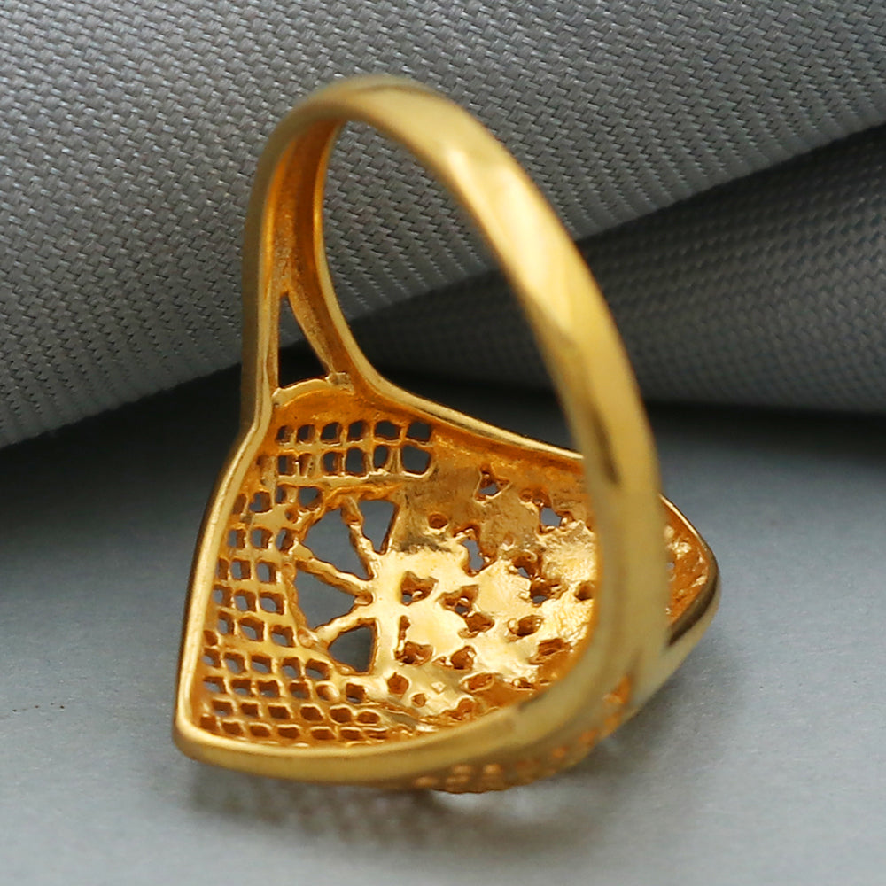 22 karat print solid gold 6.75 ring for maternal grandmother thinking of you gift jewelry