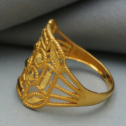 22 karat hallmark genuine gold 7.75 ring for grand aunt april fool gift jewelry