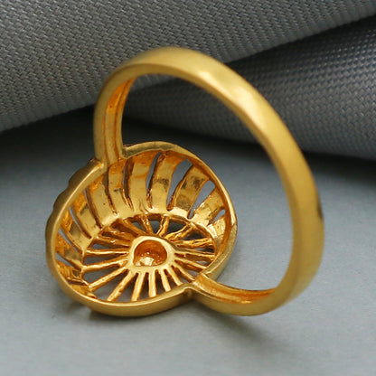 22cts seal solid gold 6.75 ring for daughter in law christmas eve gift jewelry