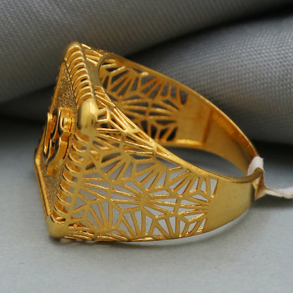 22 carat print veritable gold 9.75 ring for mother in law new year gift jewelry