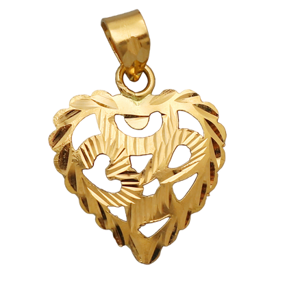 22 karat hallmark golden gold 2.2 cm pendant for female presidents day gift jewelry