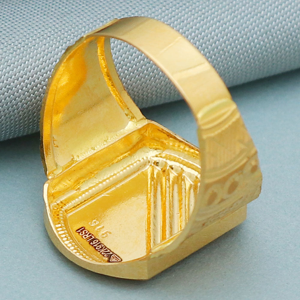 22k print stunning gold 9.5 ring for mother engagement gift jewelry