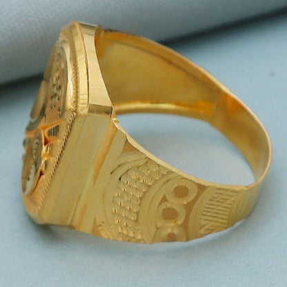 22k print stunning gold 9.5 ring for mother engagement gift jewelry