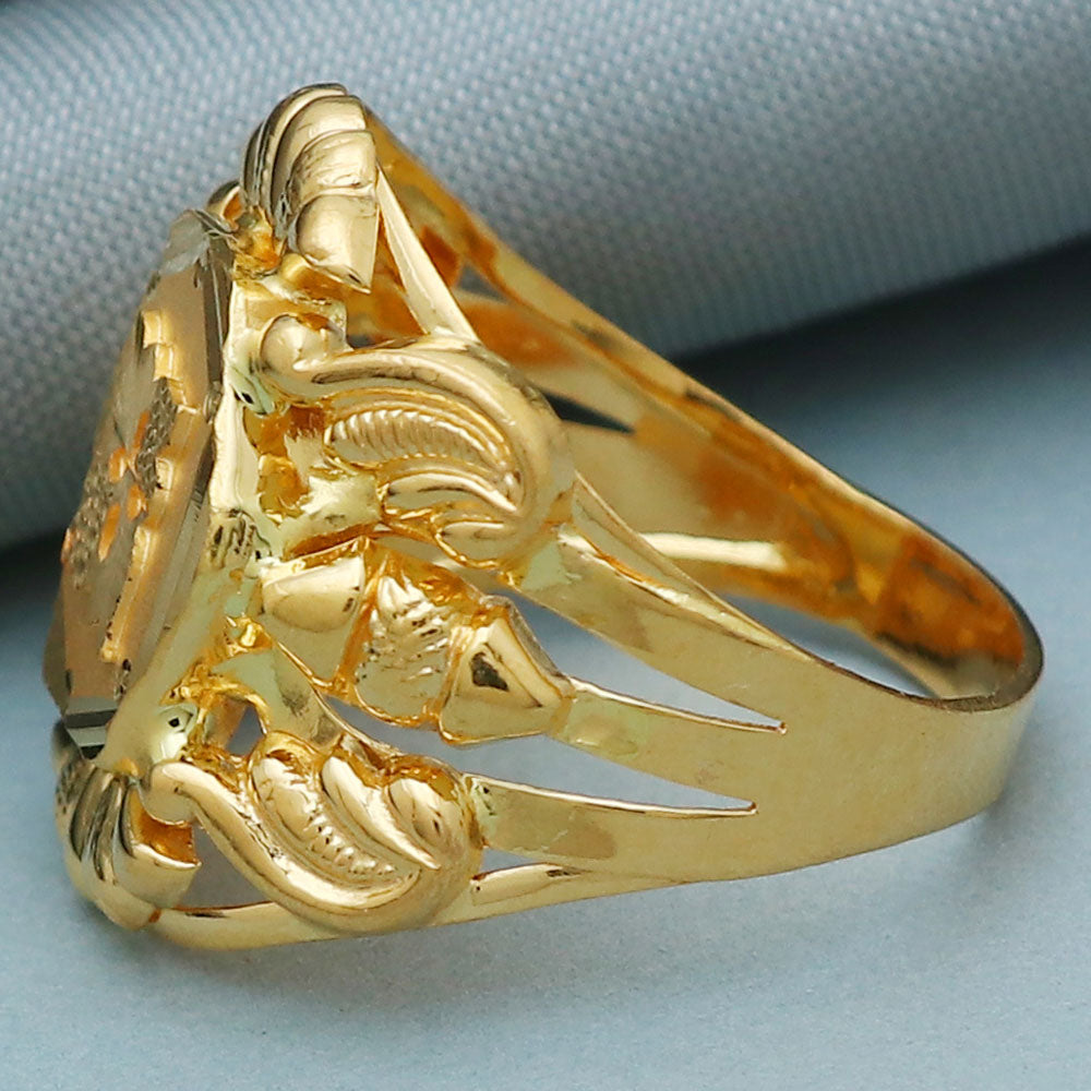 22 carat hallmark unseen gold 10 ring for parents eid al-fitr gift jewelry