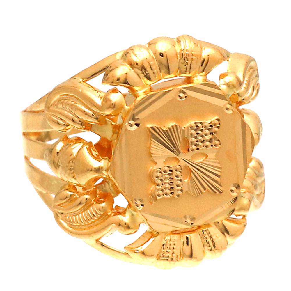 22 carat hallmark unseen gold 10 ring for parents eid al-fitr gift jewelry