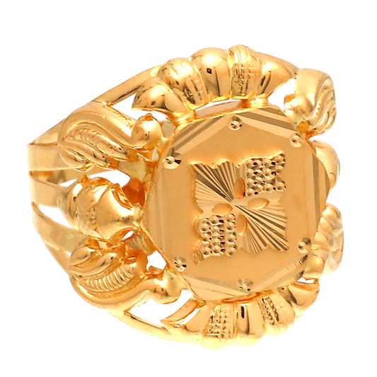 22 carat hallmark unseen gold 10 ring for parents eid al-fitr gift jewelry