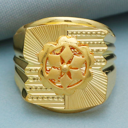 bis 916 seal sparkle gold 8.5 ring for great grand parents first communion gift jewelry