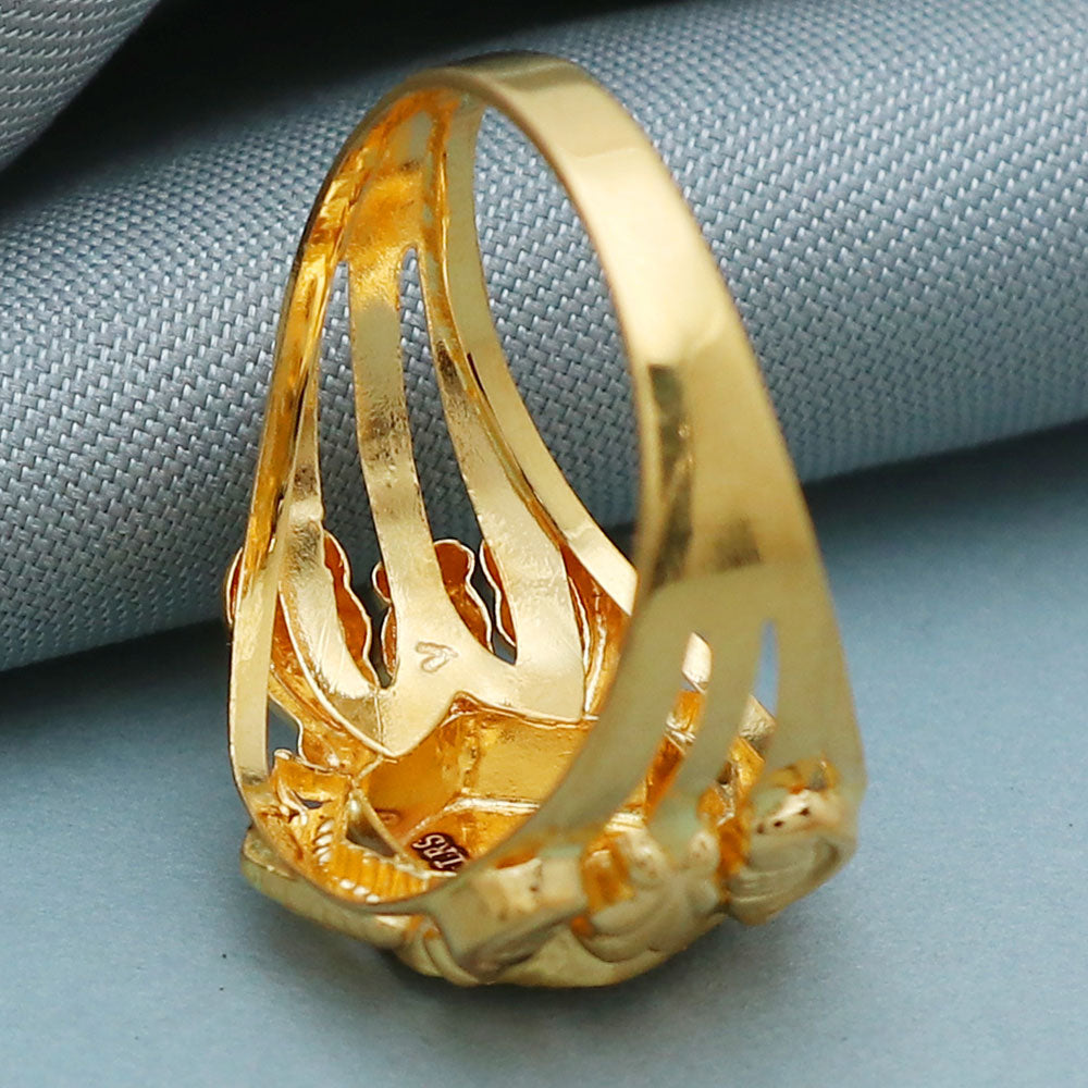 22cts hallmark shiny gold 9.75 ring for bridegroom grandparents day gift jewelry