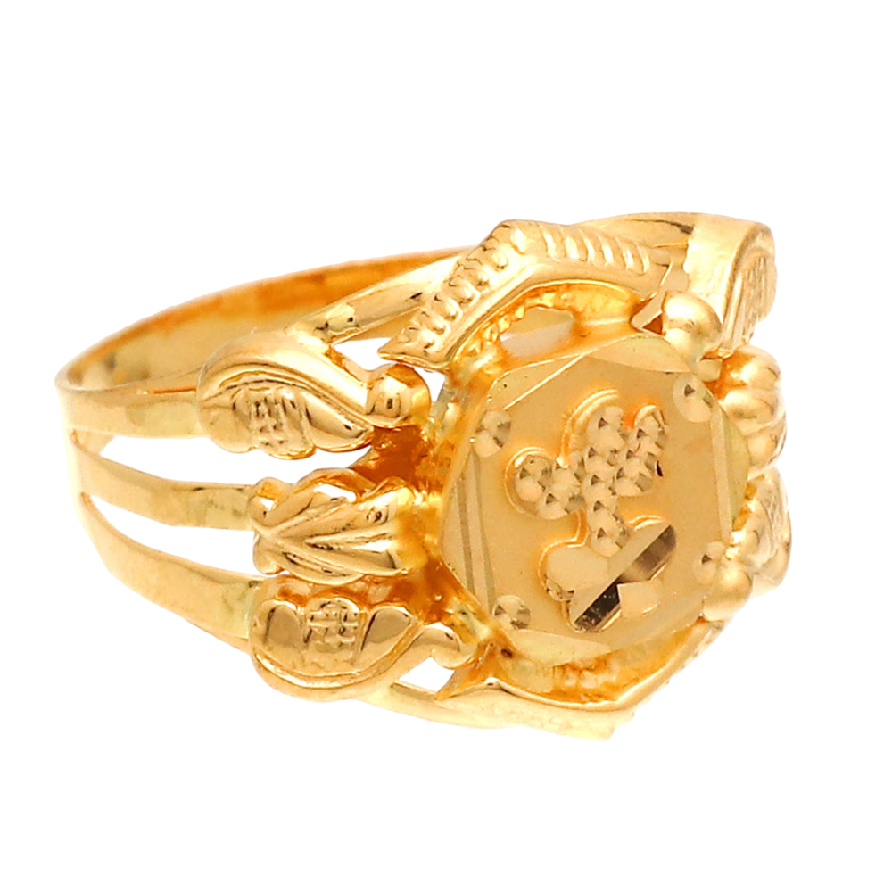 22cts hallmark shiny gold 9.75 ring for bridegroom grandparents day gift jewelry