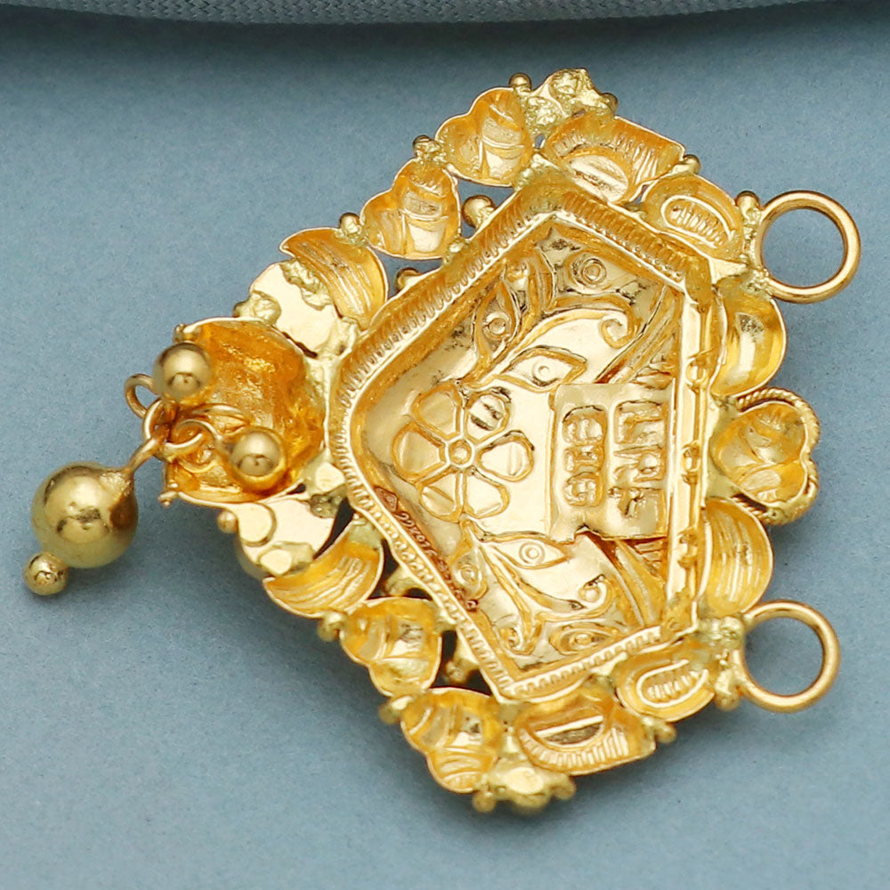 22 karat hallmark golden gold 3.1cm pendant for him april fool gift jewelry