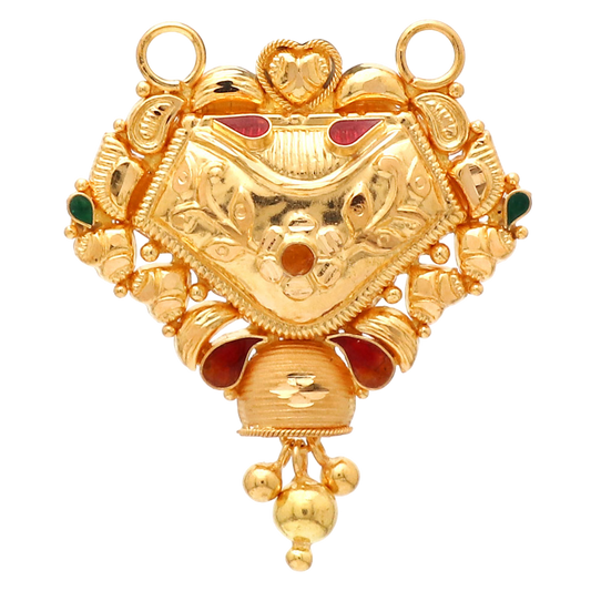 22 karat hallmark golden gold 3.1cm pendant for him april fool gift jewelry