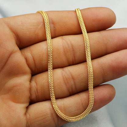 22 Karat Gold mit Punze, 53,3 cm Seilkette, Geschenk für Großnichte, Heiratsantrag, Schmuck