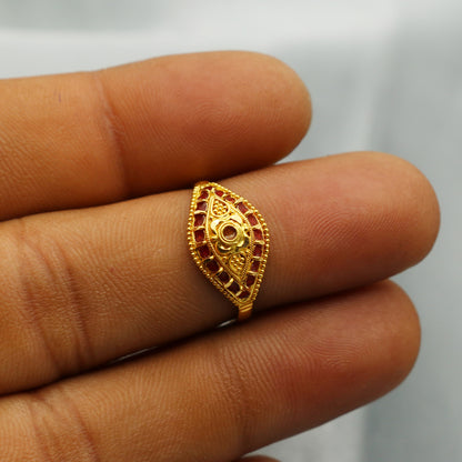 22k print ultimate gold class rings size us 5.75 ladies bridegroom jewelry