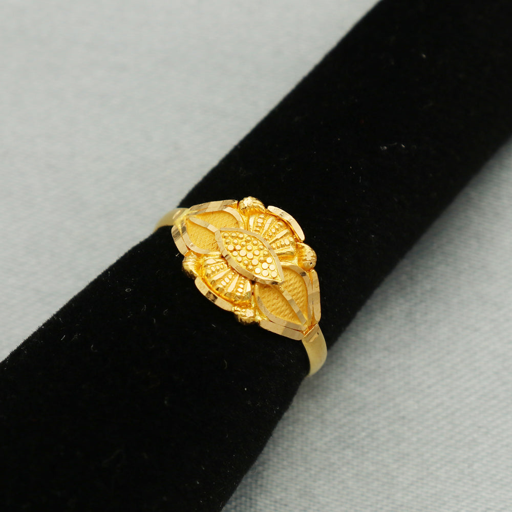 bis 916 print fine gold promise rings size us 5.5 spinster handcrafted jewelry