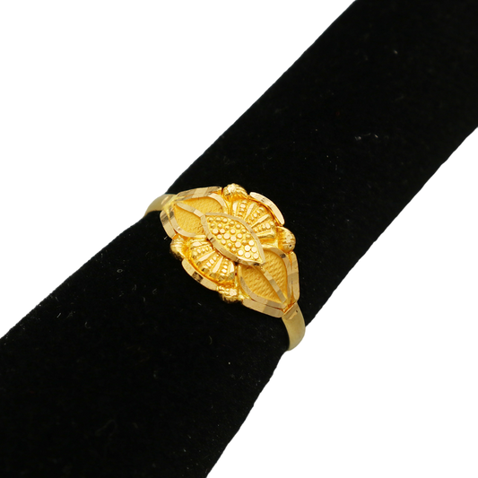 bis 916 print fine gold promise rings size us 5.5 spinster handcrafted jewelry