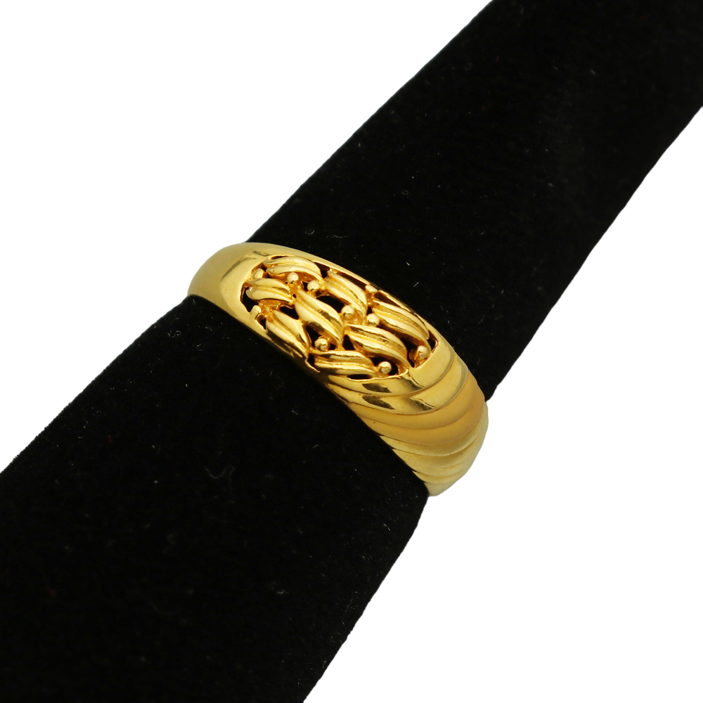 bis 916 print unseen gold wrap rings size us 8 grand daughter indian jewelry