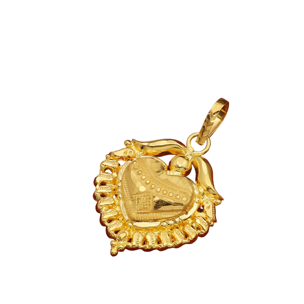 22 karat stamp solid gold 3cm religious pendants women gift beautiful jewelry