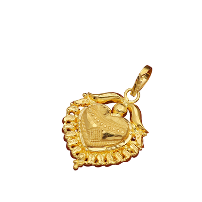 22 karat stamp solid gold 3cm religious pendants women gift beautiful jewelry