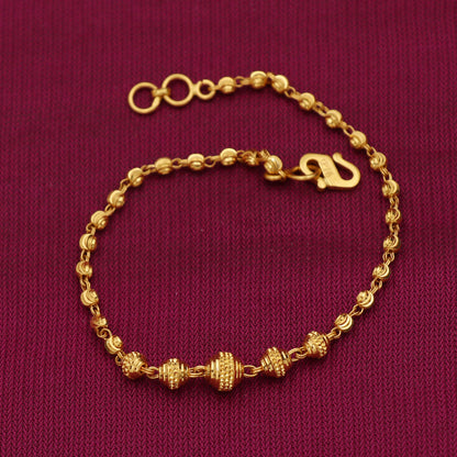 22cts hallmark yellow gold 17.5cm premier designs bracelet jewelry