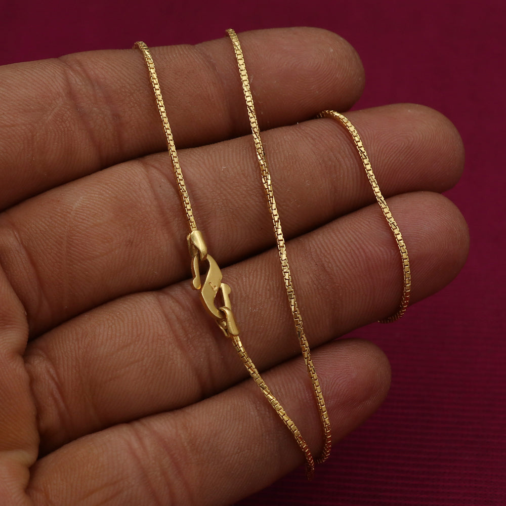 22 Karat Gold mit Punze, 43,2 cm Gliederkette, Geschenk für Stiefvater, Geschenk für Verlobten, Schmuck