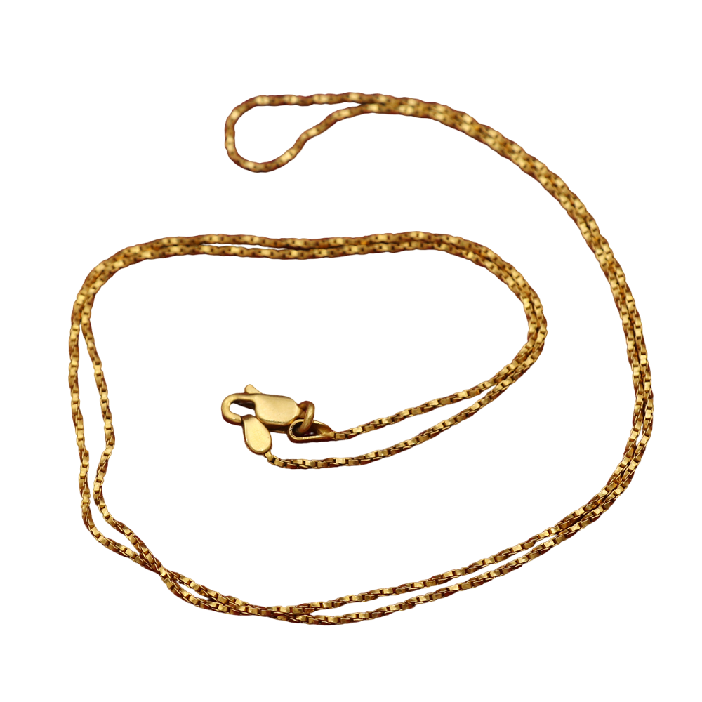 22 Karat Gold mit Punze, 48,3 cm Seilkette, Schmuck zum Jahrestag Ihres Neffen