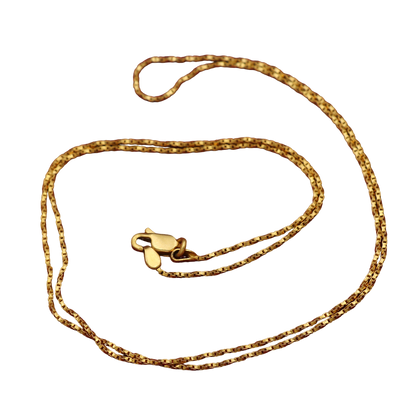 22 Karat Gold mit Punze, 48,3 cm Seilkette, Schmuck zum Jahrestag Ihres Neffen