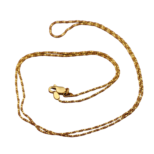 22 Karat Gold mit Punze, 48,3 cm Seilkette, Schmuck zum Jahrestag Ihres Neffen