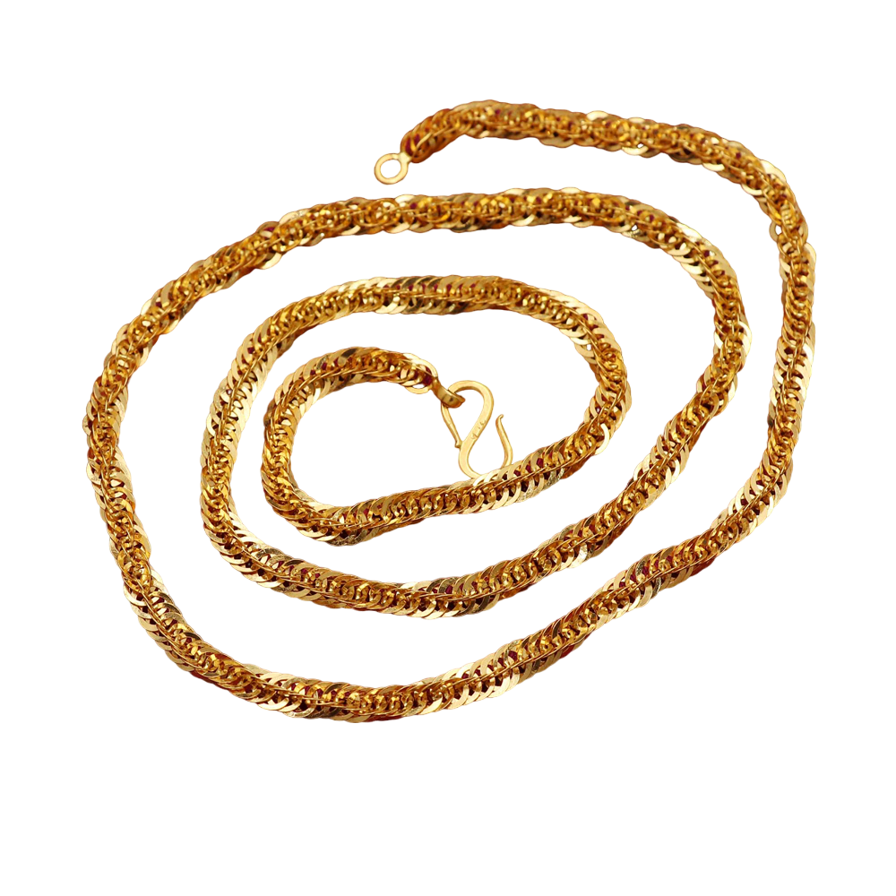 Cadena de serpiente de 9 pulgadas de oro amarillo con sello distintivo de 22 quilates, regalo para mujer, joyería de gran venta