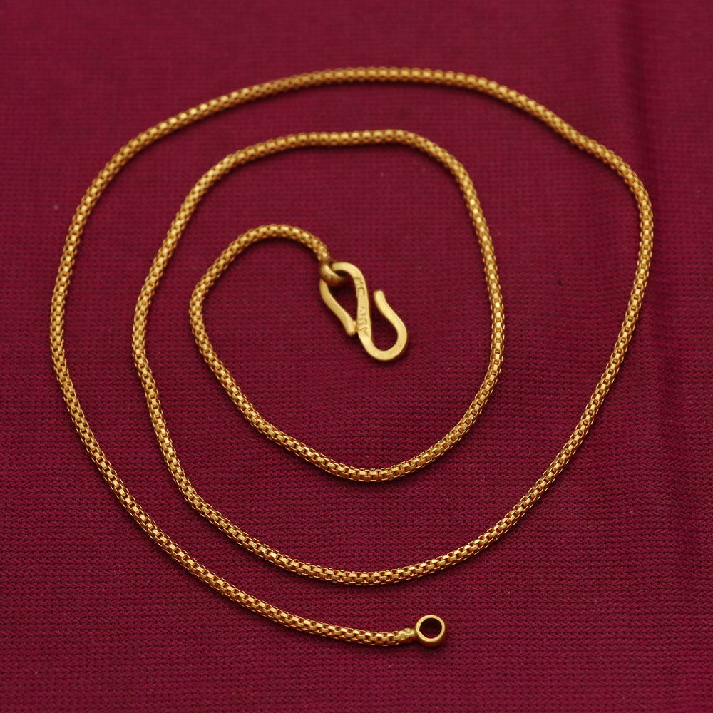 22 carat seal surpassing gold 7in wheat chain spinster gift online jewelry store