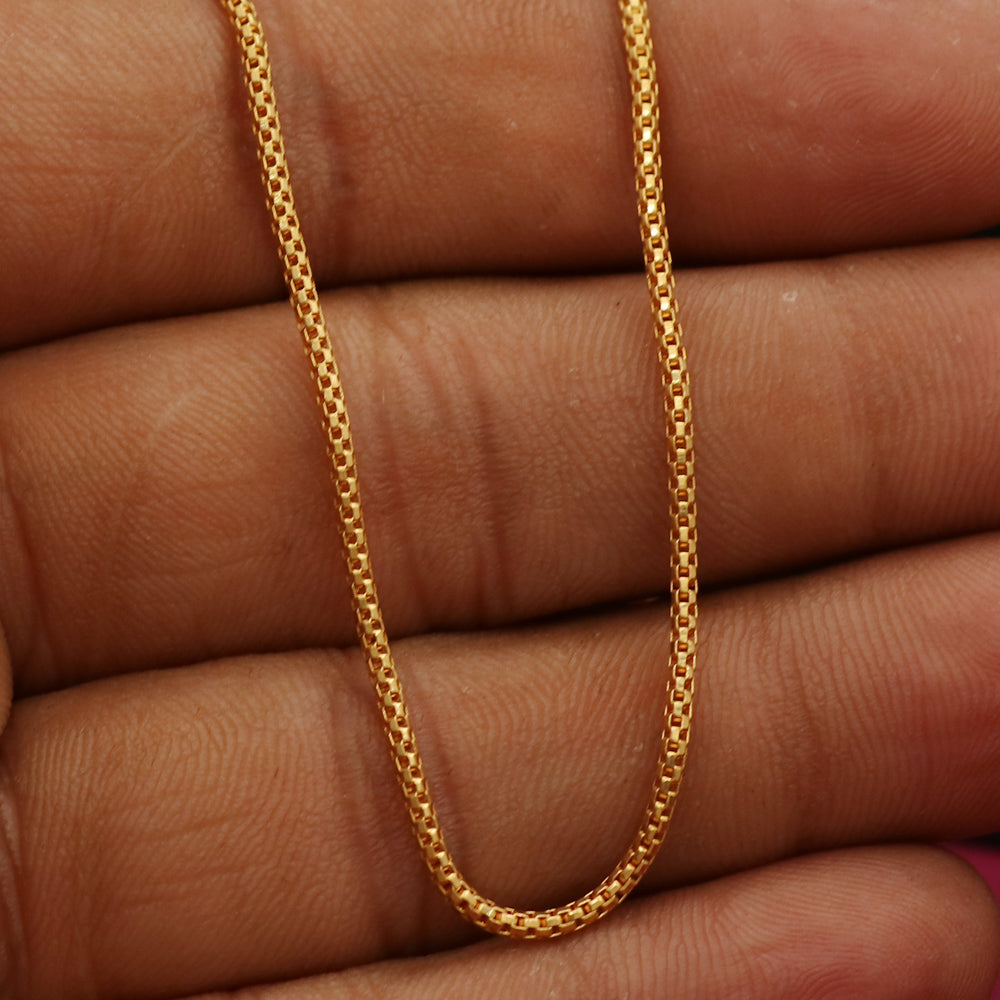 22 carat seal surpassing gold 7in wheat chain spinster gift online jewelry store