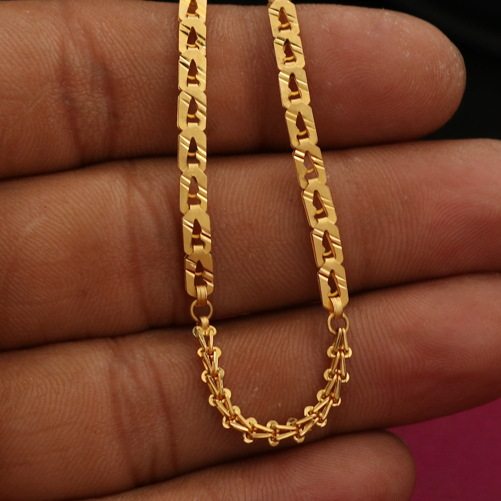 22cts seal pure gold 7inches snake chain daughter gift latest style jewelry