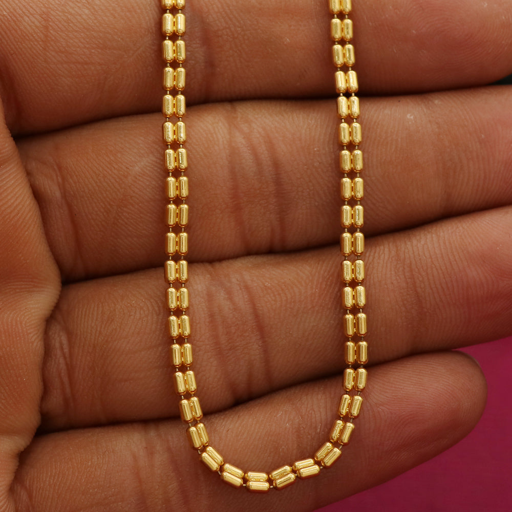 22k print ultimate gold 9inch ball chain daughter gift made in india jewelry