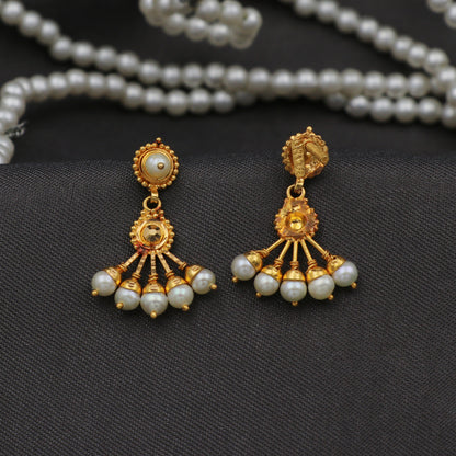 bis 916 hallmark bright gold 3.1/3.0cm earring pendant sets son wedding jewelry