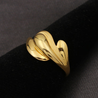 22 karat print shining gold claddagh rings size us 6.25 brother deal jewelry