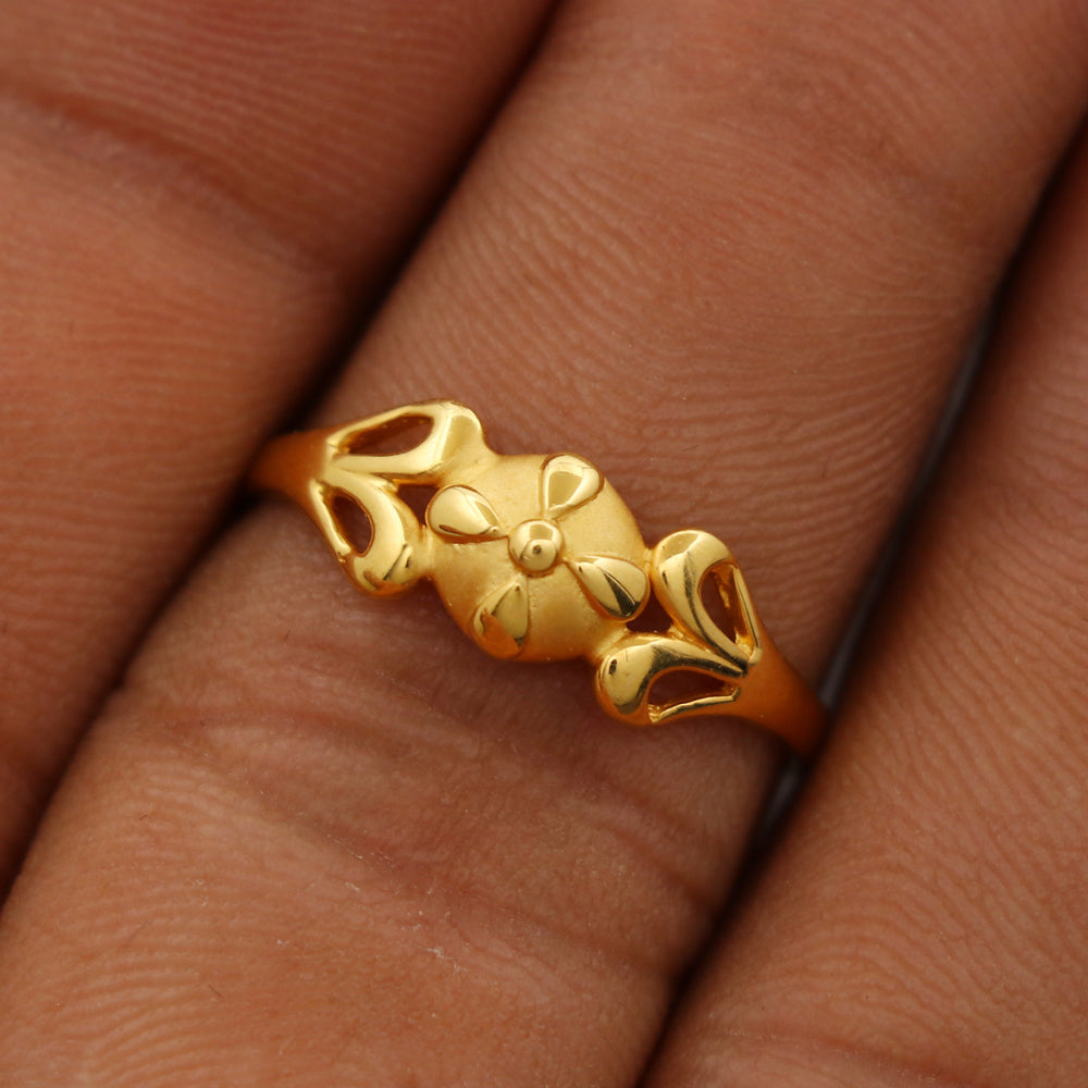 22cts stamp indian gold armor rings size us 8 maternal father gift jewelry