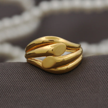 22k seal best gold cocktail rings size us 7.25 parents modern offer jewelry