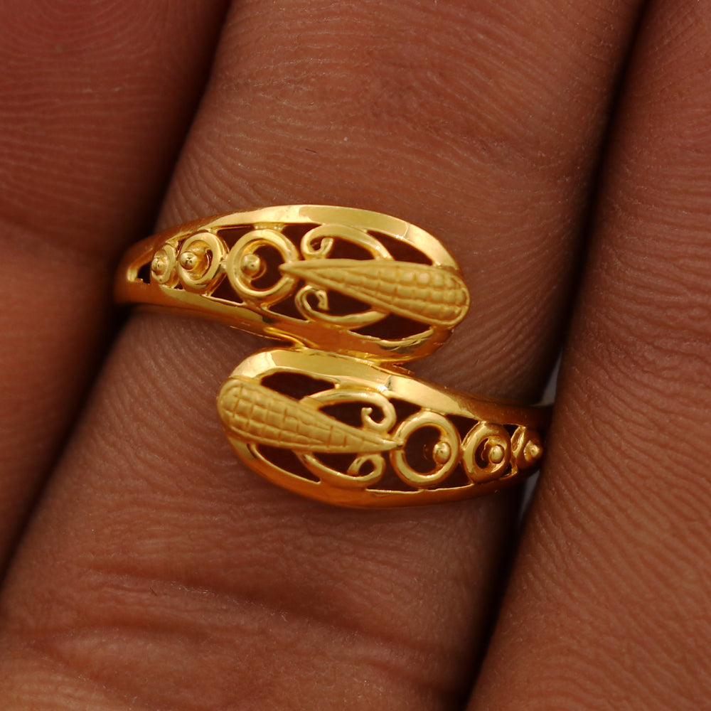 22 carat seal surpassing gold stackable rings size us 6.25 cousin jewelry