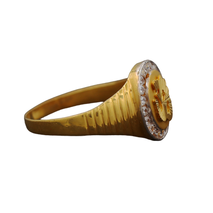 Anillo de bodas de oro macizo de 22 quilates con sello, talla 9,5 de EE. UU., joyería para el lunes de Pascua para esposo 