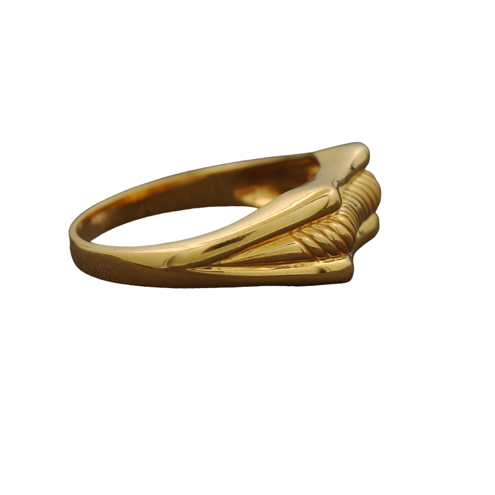 22 Karat Stempel Dubai Gold Geburtsstein Ring Größe US 9,5 Daddy Memorial Day Schmuck 