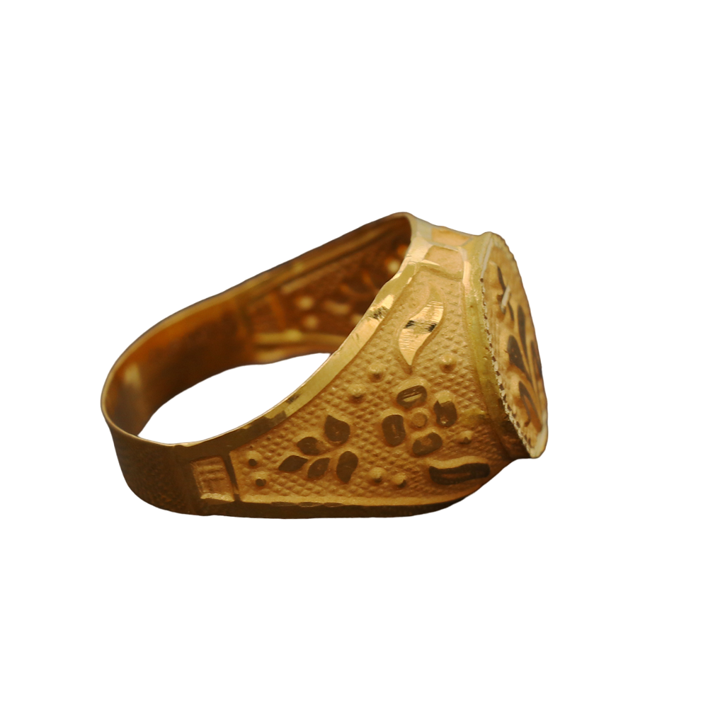 Anillos de serpiente de oro auténtico de 22 ctsprint, tamaño 9,25 en EE. UU., joyería de víspera de año nuevo para sobrino 