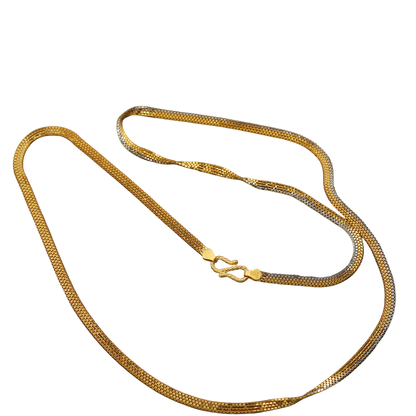 22 Karat Siegel höher Gold 19,5" Seil Kette Prinz Geschenk Geburtsstein Schmuck 