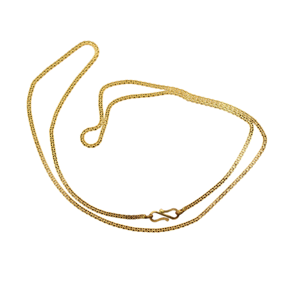 22 Karat Siegel reines Gold 18 Zoll Schlangenkette Großonkel Geschenk Weihnachtstag Schmuck 